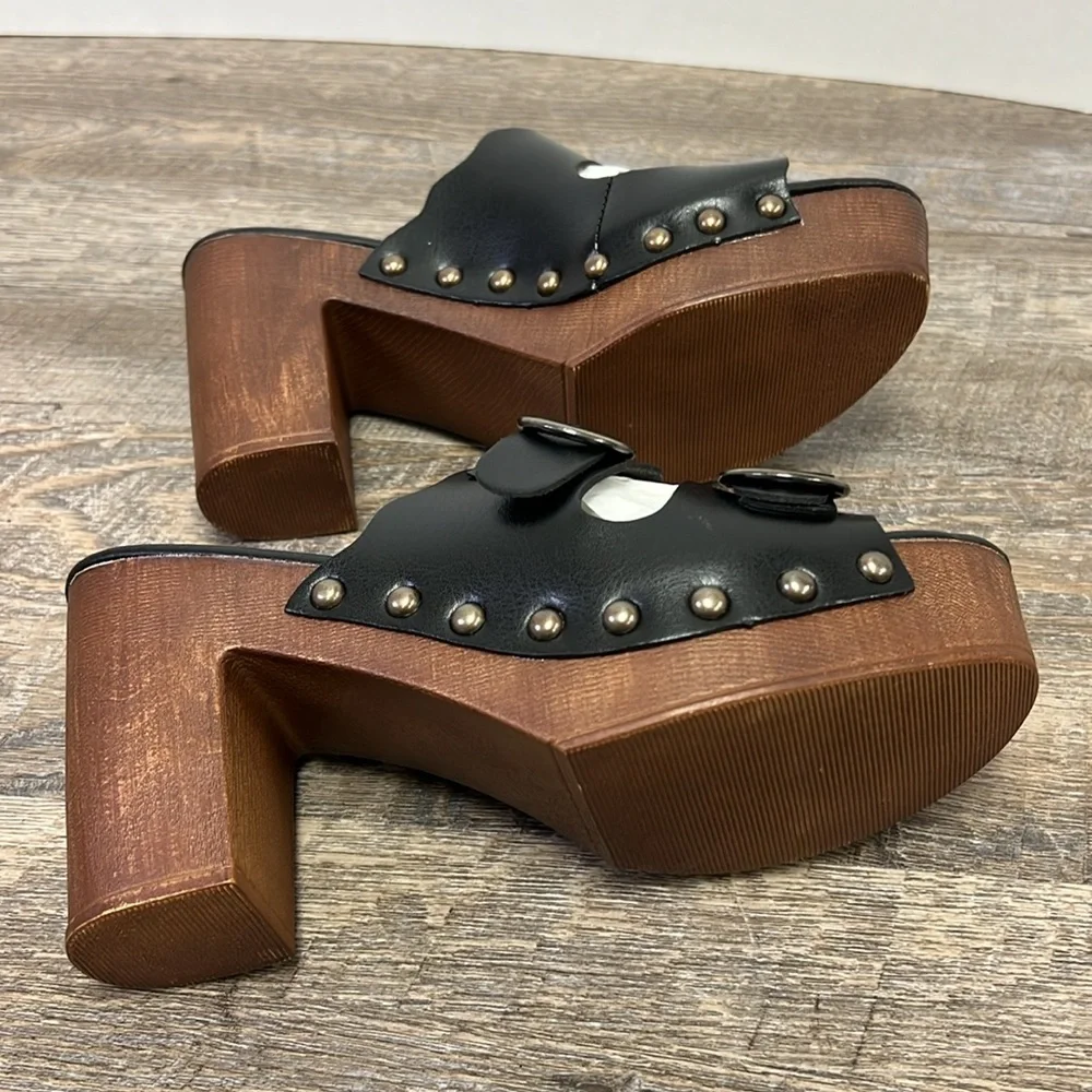 SOLD IN STORE New Ayesha Curry for Justfab BILLIE Studded Platform Shoes Size 8 - Picture 6 of 12